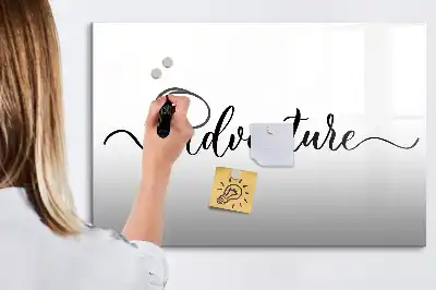 Magnetinė rašymo lenta su nuotykių tematika