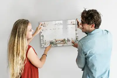 Magnetinė piešimo lenta mielas planuoklis