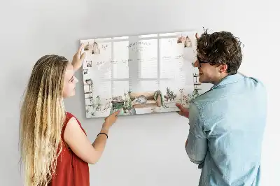 Magnetinė piešimo lenta mielas planuoklis