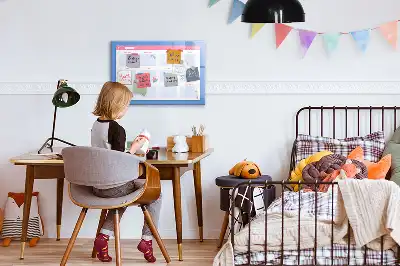 Magnetinė piešimo lenta mėnesio planuoklis