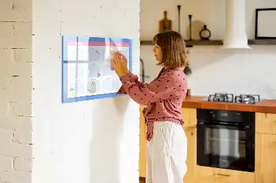Magnetinė piešimo lenta mėnesio planuoklis