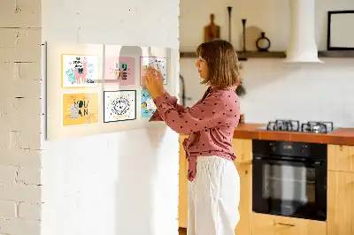 Magnetinė piešimo lenta su motyvaciniais šūkiais