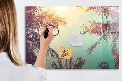 Magnetinė piešimo lenta tropinės palmės