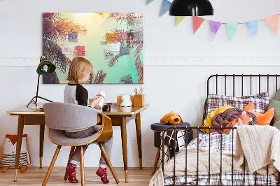 Magnetinė piešimo lenta tropinės palmės