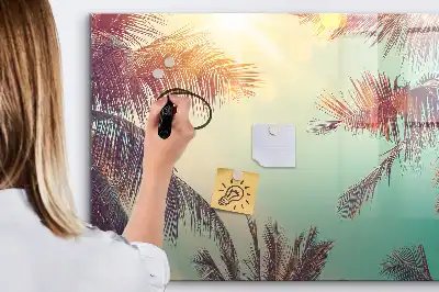 Magnetinė piešimo lenta tropinės palmės