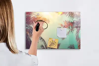Magnetinė piešimo lenta tropinės palmės