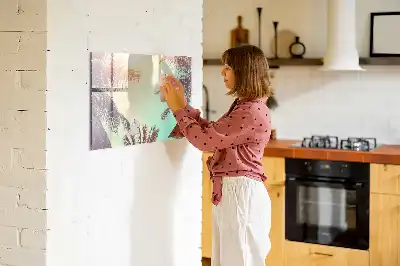 Magnetinė piešimo lenta tropinės palmės