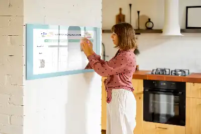 Magnetinė rašymo lenta valgiaraščio planuoklis