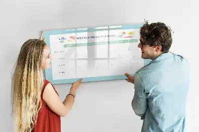 Magnetinė rašymo lenta valgiaraščio planuoklis