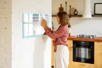 Magnetinė rašymo lenta valgiaraščio planuoklis