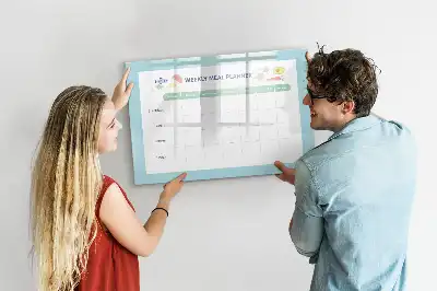Magnetinė rašymo lenta valgiaraščio planuoklis