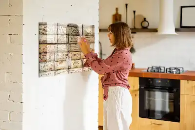 Magnetinė rašymo lenta vyno kamščių formos