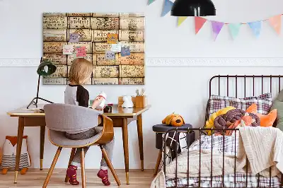 Magnetinė rašymo lenta vyno kamščių formos