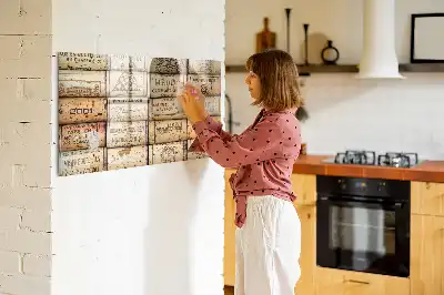 Magnetinė rašymo lenta vyno kamščių formos