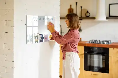 Magnetinė rašymo lenta vaikiškas savaitės planuoklis