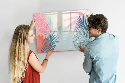Magnetinė piešimo lenta pasteliniai lapai