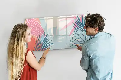Magnetinė piešimo lenta pasteliniai lapai