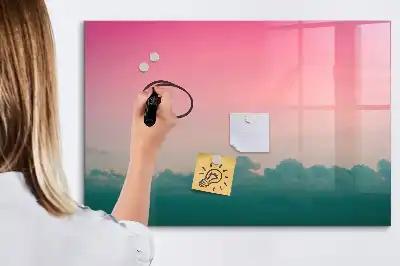 Magnetinė piešimo lenta gradientinis dangus