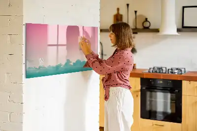 Magnetinė piešimo lenta gradientinis dangus