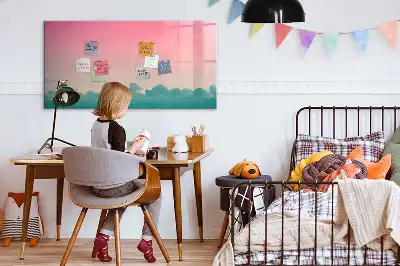 Magnetinė piešimo lenta gradientinis dangus