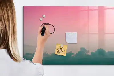 Magnetinė piešimo lenta gradientinis dangus