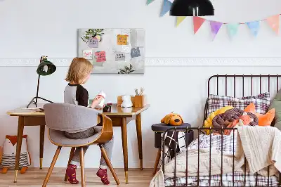 Magnetinė rašymo lenta minimalistinių alyvuogių dizaino