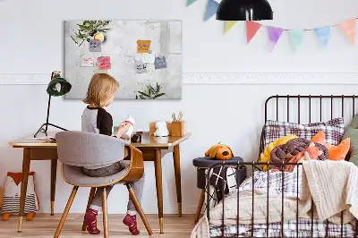 Magnetinė rašymo lenta minimalistinių alyvuogių dizaino