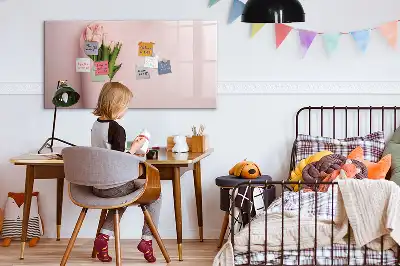 Magnetinė piešimo lenta su gėlių puokštės motyvu