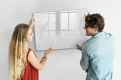 Magnetinė piešimo lenta su medinių panelių raštų