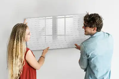 Magnetinė piešimo lenta su medinių panelių raštų