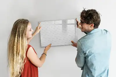 Magnetinė piešimo lenta su medinių panelių raštų