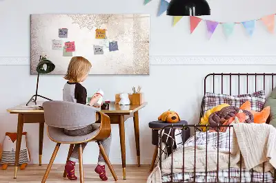 Magnetinė piešimo lenta su dekoratyviniu raštu