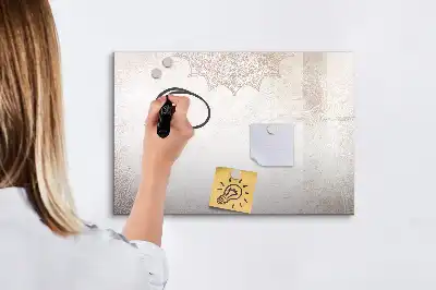 Magnetinė piešimo lenta su dekoratyviniu raštu