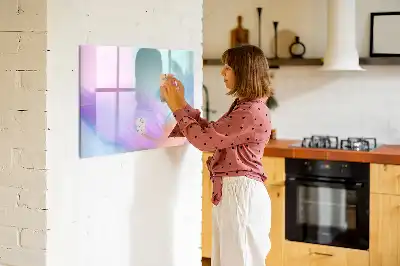 Magnetinė piešimo lenta su spalvingais elementais