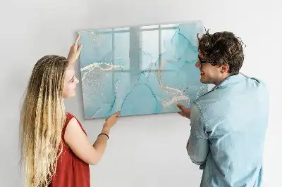 Magnetinė rašymo lenta dekoratyvinio marmuro rašto