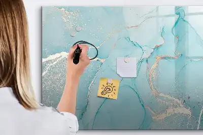Magnetinė rašymo lenta dekoratyvinio marmuro rašto