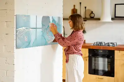 Magnetinė rašymo lenta dekoratyvinio marmuro rašto