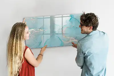 Magnetinė rašymo lenta dekoratyvinio marmuro rašto