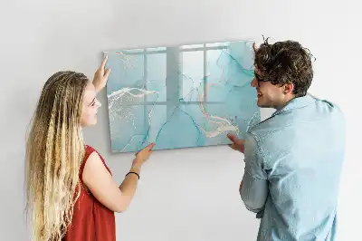 Magnetinė rašymo lenta dekoratyvinio marmuro rašto
