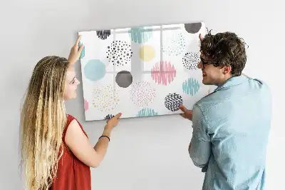 Magnetinė piešimo lenta su geometriniu raštu