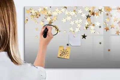 Magnetinė piešimo lenta žvaigždės motyvo