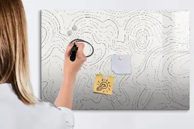 Magnetinė piešimo lenta taškų abstrakcijos dizaino