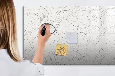Magnetinė piešimo lenta taškų abstrakcijos dizaino