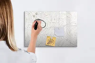 Magnetinė piešimo lenta taškų abstrakcijos dizaino