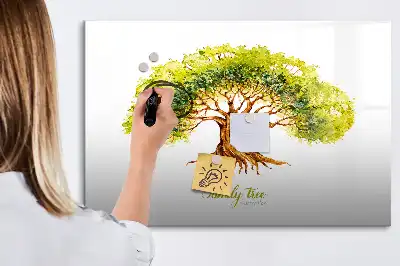 Magnetinė rašymo lenta Giminės medis