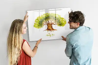 Magnetinė rašymo lenta Giminės medis