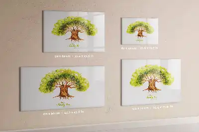 Magnetinė rašymo lenta Giminės medis