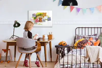 Magnetinė rašymo lenta Giminės medis