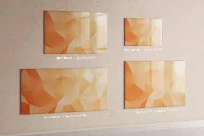 Magnetinė rašymo lenta trikampių abstrakcijos rašto