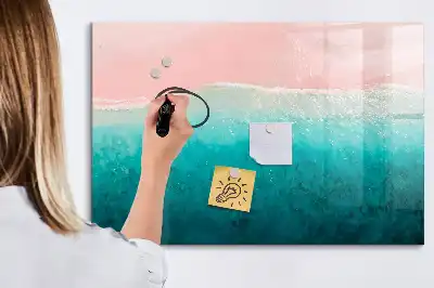 Magnetinė piešimo lenta Paplūdimys ir jūra